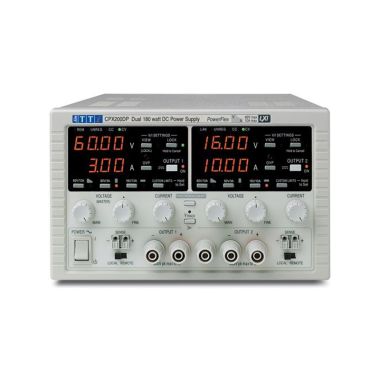 AIM-TTi CPX200DP, Powerflex DC Power Supply, Dual Output, 2 x 60V/10A 180W, USB, RS232, LAN & GPIB Interfaces