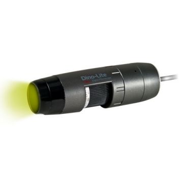 Dino-Lite AM4115T- GRFBY, Fluorescent Light 480nm and 575nm, 20-220x Magnification